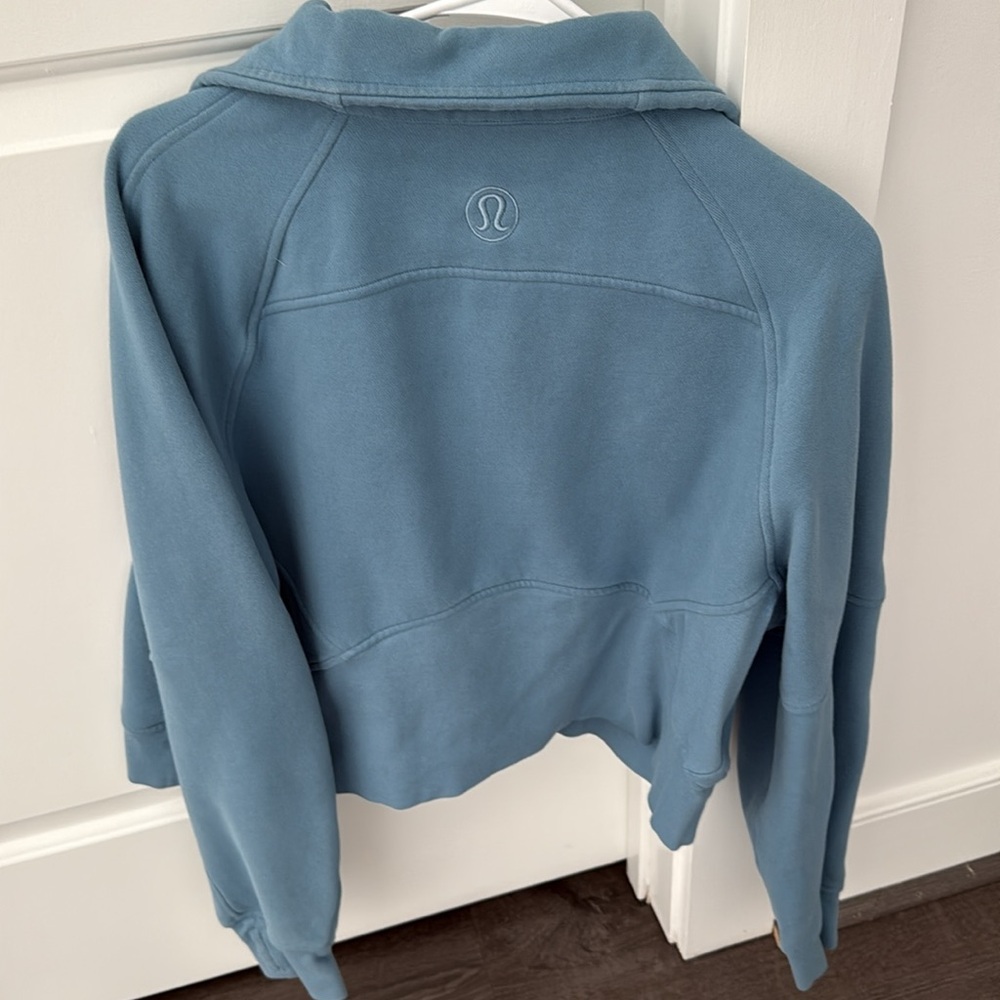 Lululemon Blue Half-Zip Pullover - Picture 2 of 2